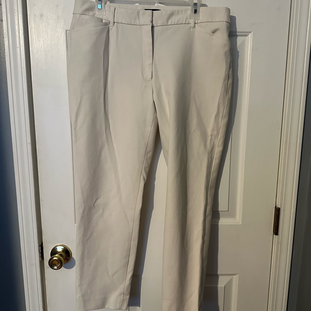 Classic Women's White Dress Pants